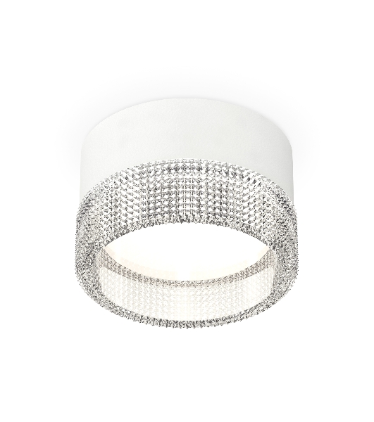 Светильник Ambrella Light XS8101030 SWH/CL белый песок/прозрачный GX53 (C8101, N8480)