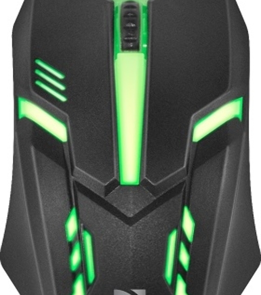 Мышь проводная Defender Hit MB-550 черный, 1600 dpi, USB, кнопки - 4