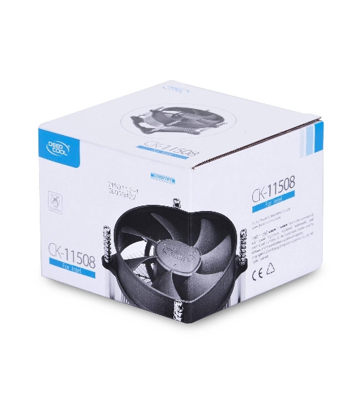 Кулер для процессора DEEPCOOL CK-11508 PWM черный, 92 мм, алюминий, 2200 об/мин, 30.1 дБ, 4 pin, 65 Вт, 70 мм