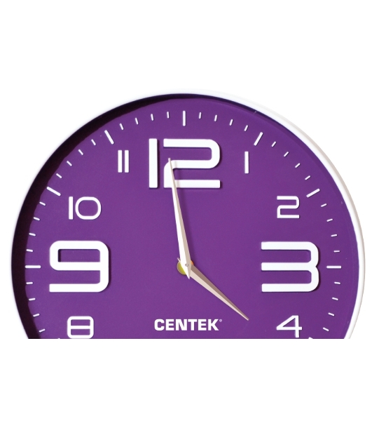 Часы настенные Centek СТ-7101 фиолетовый