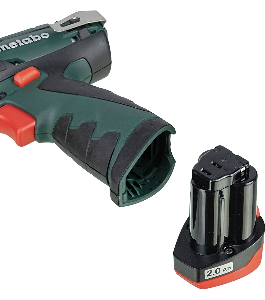 Дрель-шуруповерт Metabo PowerMaxx BS, 12 В, 2 Ач, 34 Нм, щеточный