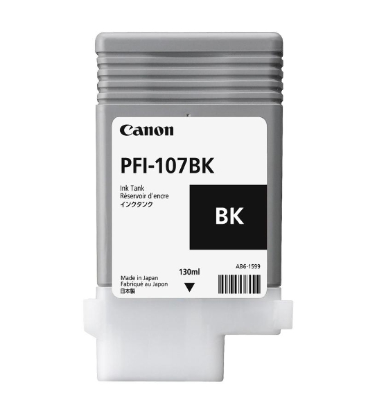 Картридж струйный Canon PFI-107BK (6705B001) черный (130 мл) для Canon iP F680/685/780/785