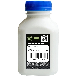 Тонер Cactus CS-THPU-60 черный флакон 60гр. для принтера HP CB435/CE285ACF283A/CF244A (для совместимых картриджей)