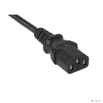 Шнур для блока питания Cabeus, IEC 320 C13, вилка IEC 60320 С14, 1.8 м, 10А, количество проводов и сечении 3x0,75 мм2, цвет: черный, фото3