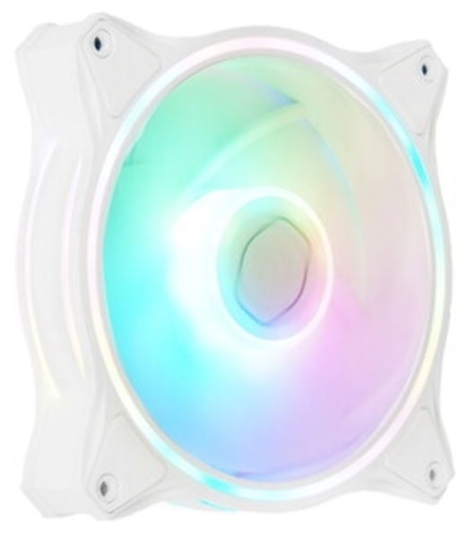 Вентилятор для корпуса Cooler Master MasterFan MF120 Halo2 ARGb 120х120x25 белый 4-pin 27дБ (MFL-B2DW-21NP2-R2) Ret