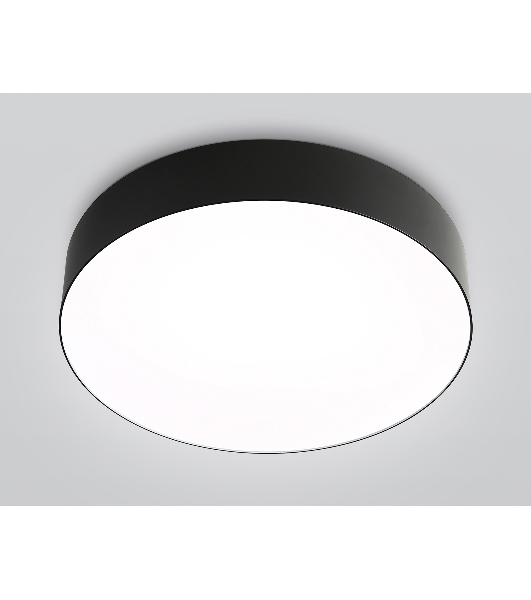 Потолочный светодиодный светильник Ambrella light FZ1360 BK черный IP20 40W 3000-6500K 390*80 (ПДУ ИК)