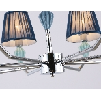 Люстра Ambrella light LH75063/8 CH/DB хром/темно синий E14/8 max 40W D870*810, фото9