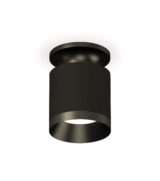 Светильник Ambrella Light XS7402062 SBK/PBK черный песок/черный полированный MR16 GU5.3 (N7926, C7402, N7031)