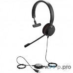 Гарнитура Jabra Evolve 20 MS Mono чёрный, проводная, фото7
