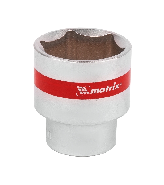 Головка Matrix торцевая 30мм 6-гранная crv под квадрат 1/2'' хромированная