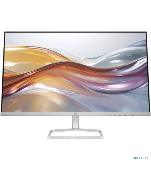 Монитор 27' HP 527SF IPS 1920x1080, 100 Гц, 5 мс, 16:9, 300 кд/м², 2xHDMI, 1xD-Sub, белый/серебристый, черный