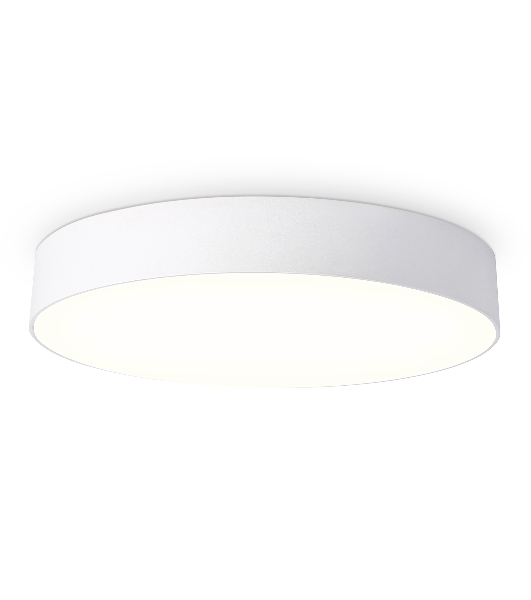 Потолочный светодиодный светильник Ambrella light FV5531 WH белый LED 60W 3000K D500*58 (Без ПДУ)