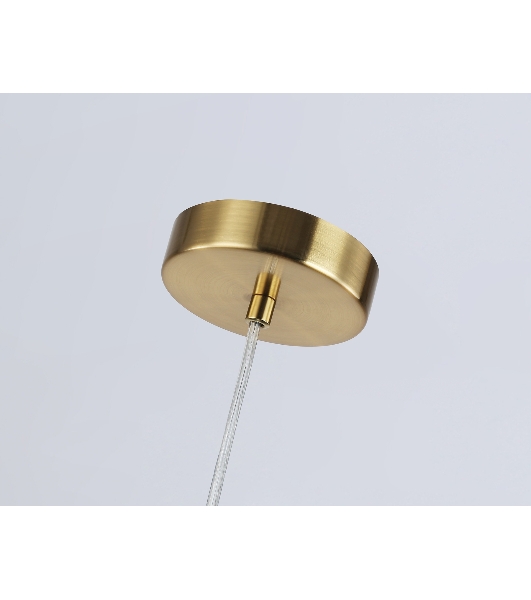 Светильник Ambrella light LH56091 BS/FR латунь/белый матовый E14 max 60W D120*1500