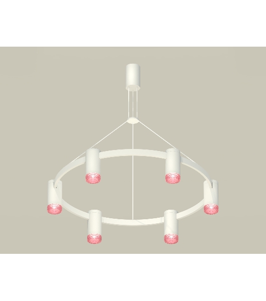 Светильник Ambrella light XB9021201/6 SWH/PI белый песок/розовый MR16 GU5.3 (С9021, N6152)