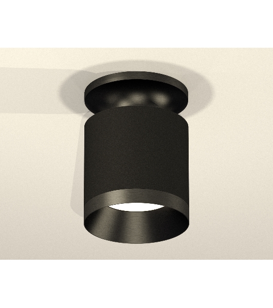 Светильник Ambrella Light XS7402062 SBK/PBK черный песок/черный полированный MR16 GU5.3 (N7926, C7402, N7031)