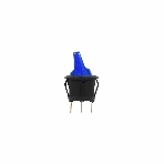 Выключатель клавишный Rexant круглый 250V 6А (3с) ON-OFF синий, фото2