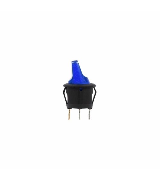Выключатель клавишный Rexant круглый 250V 6А (3с) ON-OFF синий