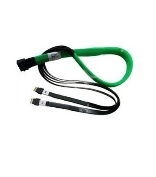 Кабель U.2 Enabler, HD (SFF8643) -to- Slimline (SFF8654), 1m, Used with systems that use the Slimline connector on the backplane (05-50063-00)