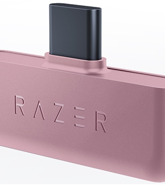 Гарнитура Razer Barracuda X (2022) розовый, беспроводная + проводная, Bluetooth/USB-C/3.5 мм