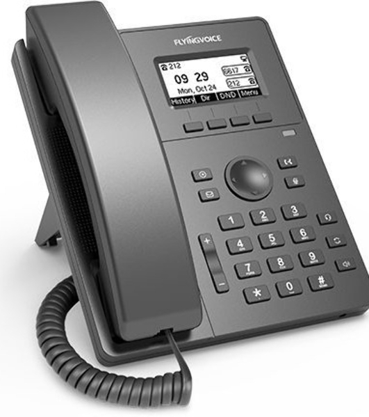 Телефон IP Flyingvoice P10P черный