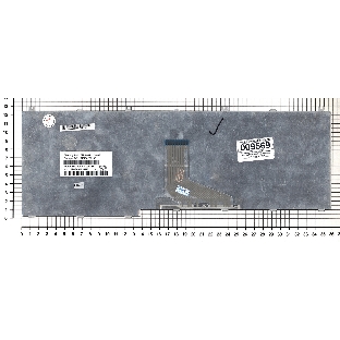 Клавиатура для ноутбука Toshiba Satellite P205-S6237 серебристая (шлейф по центру)
