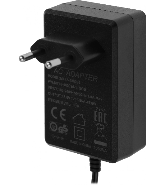 Блок питания MikroTik MT48-480095-11DG 48V 0.95A 45.6W