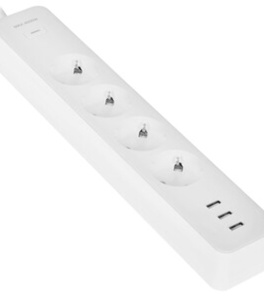 Сетевой фильтр EKF UFP10-375-6-05 6x5 м 10А/2,2 кВт с выкл. c/з ПВС 3х0,75 Блокбастер EKF PROxima