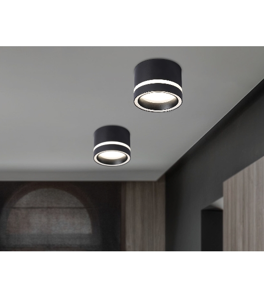 Светильник Ambrella light TN5246 BK черный GX53 max 12W D85*62