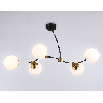Светитльник Ambrella Light TR2548/5 BK/SB черный/бронза E27/5 max 60W 950*600*450, фото4