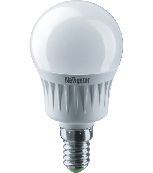 Лампа светодиодная Navigator NLL-G45-7-230-4K-E14 7Вт шар 4000К белый E14 560лм 176-264В