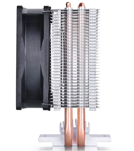 Кулер для процессора DEEPCOOL ICE EDGE MINI FS V2.0 синий, 80 мм, алюминий/медь, 2200 об/мин, 24.7 дБ, 3 pin, 100 Вт, 112 мм