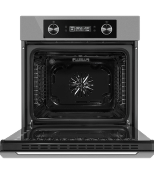 Шкаф духовой электрический Maunfeld AEOH60102S, 60л, дверца с 3 стеклами, нержавеющая сталь