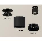 Светильник Ambrella Light XS7402062 SBK/PBK черный песок/черный полированный MR16 GU5.3 (N7926, C7402, N7031), фото 1