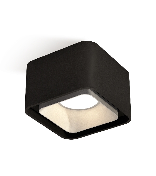 Светильник Ambrella Light XS7833003 SBK/SSL черный песок/серебро песок MR16 GU5.3 (C7833, N7703)
