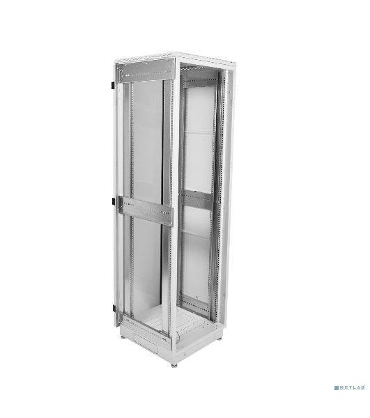 Шкаф телеком. напольный 42U (600x600) дверь перфорированная (ШТК-М-42.6.6-4ААА) (3 коробки)