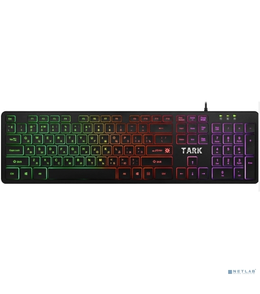 Комплект клавиатура+мышь Defender Tark C-779 проводной, USB, 2400 DPI, чёрный