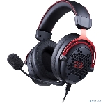 Гарнитура Redragon Diomedes чёрный/красный, проводная, USB / mini jack 3.5 мм, фото14
