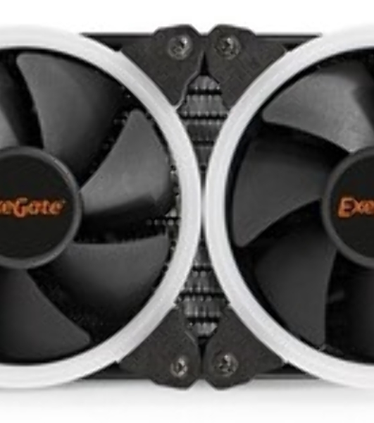 Система жидкостного охлаждения ExeGate BlackWater-240V3.PWM.ARGb черный, 120 мм, алюминий/медь, 1800 об/мин, 37 дБ, 4 pin, 150 Вт