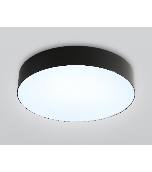 Потолочный светодиодный светильник Ambrella light FZ1360 BK черный IP20 40W 3000-6500K 390*80 (ПДУ ИК)