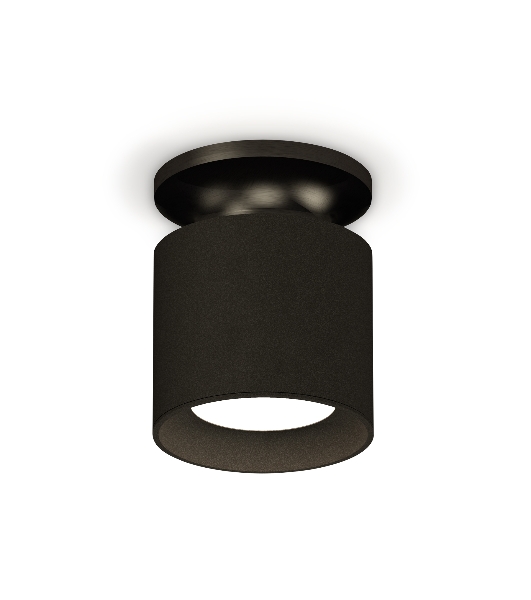 Светильник Ambrella Light XS7402063 SBK/PBK черный песок/черный полированный MR16 GU5.3 (N7926, C7402, N7021)