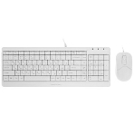 Комплект клавиатура+мышь A4Tech FStyler F1512 проводной, USB, 1200 DPI, белый, фото33