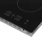 Встраиваемая электрическая панель Samsung NZ64T3506AK/WT 575x505x55 мм, стеклокерамика, 4 конфорки, скошенная рамка,сенсорное управление, светодиодный LED-дисплей, защита от детей, черный, фото2
