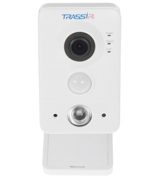Камера видеонаблюдения IP Trassir TR-D7151IR1 1.4-1.4мм корп.:белый