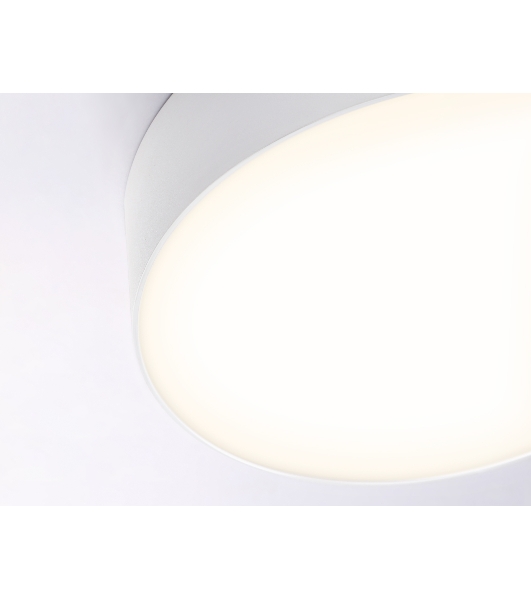 Потолочный светодиодный светильник Ambrella light FV5531 WH белый LED 60W 3000K D500*58 (Без ПДУ)