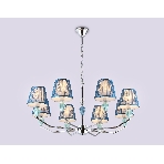 Люстра Ambrella light LH75063/8 CH/DB хром/темно синий E14/8 max 40W D870*810, фото5