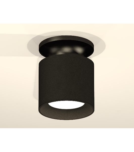 Светильник Ambrella Light XS7402063 SBK/PBK черный песок/черный полированный MR16 GU5.3 (N7926, C7402, N7021)