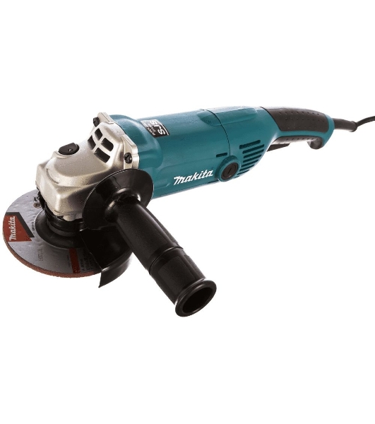 Угловая шлифовальная машина Makita GA5021 ф125мм GA5021 1050Вт,11000об\м,2.3кг,кор,муфта SJS,фикс вкл-ля,шлиф диск