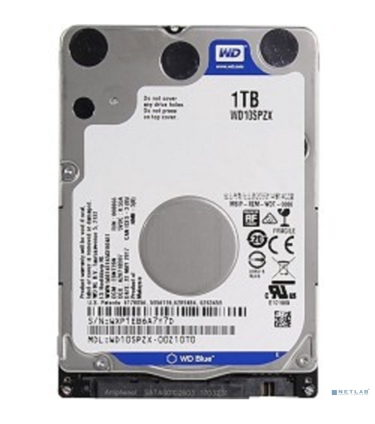 Жесткий диск Western Digital Blue WD10SPZX 1ТБ 2,5' 5400RPM 128MB (SATA III) Mobile