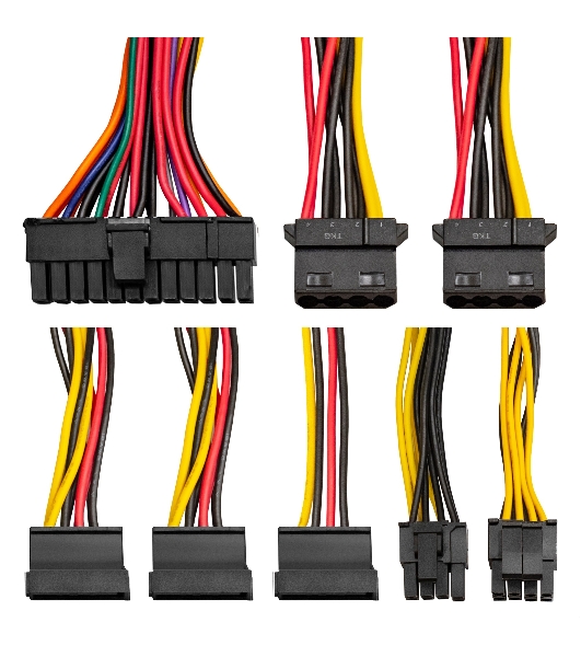 Компьютерный корпус Miditower ExeGate CP-601-UNS500 (ATX, БП UNS500 с вент. 12см, 2*USB, аудио, черный)