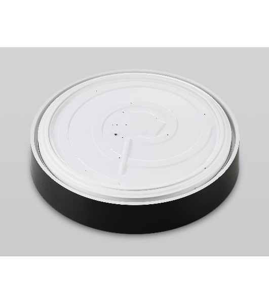 Потолочный светодиодный светильник Ambrella light FZ1360 BK черный IP20 40W 3000-6500K 390*80 (ПДУ ИК)